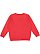 YOUTH ELEVATED FLEECE CREW Red Back