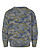 Youth Fleece Sweatshirt Vintage Camo Ghosted Back View