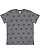 YOUTH FIVE STAR TEE Granite Heather Star 