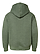 Youth Pullover Fleece Hoodie Bamboo Blackout Ghosted Back View