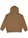 YOUTH PULLOVER FLEECE HOODIE Coyote Brown 1