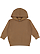 YOUTH PULLOVER FLEECE HOODIE Coyote Brown 1
