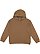 YOUTH PULLOVER FLEECE HOODIE Coyote Brown 1