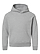 Youth Pullover Fleece Hoodie Heather Ghosted Front View