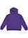 YOUTH PULLOVER FLEECE HOODIE Purple Back