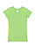 GIRLS V-NECK FINE JERSEY TEE Key Lime 1