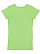 GIRLS V-NECK FINE JERSEY TEE Key Lime 1 Back
