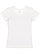 GIRLS V-NECK FINE JERSEY TEE White 1
