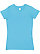 GIRLS FINE JERSEY TEE Aqua 