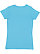 GIRLS FINE JERSEY TEE Aqua Back