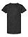 Youth Girls' Jersey T-Shirt Black Leopard Ghosted Front View