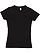 GIRLS FINE JERSEY TEE Black 