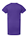 Youth Girls' Jersey T-Shirt Purple Ghosted Back View
