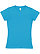 GIRLS FINE JERSEY TEE Turquoise 1