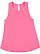 GIRLS RELAXED RACERBACK TANK Hot Pink 