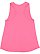 GIRLS RELAXED RACERBACK TANK Hot Pink Back