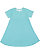 GIRLS MELANGE FRNCH TRRY DRESS Caribbean Melange 