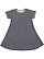 GIRLS MELANGE FRNCH TRRY DRESS Navy Melange 