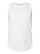 Youth Girls Jersey Tank Top White Ghosted Front View