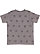 TODDLER FIVE STAR TEE Granite Heather Star Back