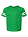 Toddler Football T-Shirt Vintage Green/Blended White Ghosted Front View