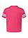 Toddler Football T-Shirt Vintage Hot Pink/Blended White Ghosted Back View