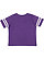 TODDLER FOOTBALL TEE Vintage Purple/Blended White Back