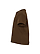Toddler Cotton Jersey T-Shirt Brown Ghosted Side View
