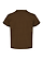 Toddler Cotton Jersey T-Shirt Brown Ghosted Back View