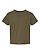 Toddler Cotton Jersey T-Shirt Military Green Ghosted Front View