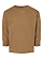 Toddler Long Slv Jersey Shirt Coyote Brown Ghosted Front View