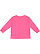 TODDLER LNG SLV FNE JRSY TEE Hot Pink Back