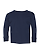 Toddler Long Slv Jersey Shirt Navy Ghosted Front View