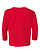 Toddler Long Slv Jersey Shirt Red Ghosted Back View