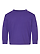 Toddler Long Slv Cotton Shirt Purple Ghosted Front View
