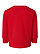 Toddler Long Slv Cotton Shirt Red Ghosted Back View