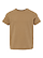 Toddler Fine Jersey T-Shirt Coyote Brown Ghosted Front View