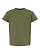 Toddler Fine Jersey T-Shirt Military Green Ghosted Front View