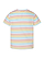 Toddler Fine Jersey T-Shirt Rainbow Stripe Ghosted Back View