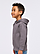 Toddler Pullover Fleece Hoodie Side View