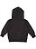 TODDLER PULLOVER FLEECE HOODIE Black Leopard Back