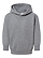 Toddler Pullover Fleece Hoodie Granite Heather Ghosted Front View
