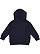 TODDLER PULLOVER FLEECE HOODIE Navy Back