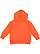 TODDLER PULLOVER FLEECE HOODIE Orange Back