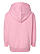 Toddler Pullover Fleece Hoodie Pink Ghosted Back View