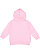 TODDLER PULLOVER FLEECE HOODIE Pink Back