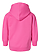 Toddler Pullover Fleece Hoodie Raspberry Ghosted Back View