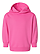 Toddler Pullover Fleece Hoodie Raspberry Ghosted Front View