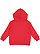 TODDLER PULLOVER FLEECE HOODIE Red Back