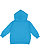 TODDLER PULLOVER FLEECE HOODIE Turquoise Back